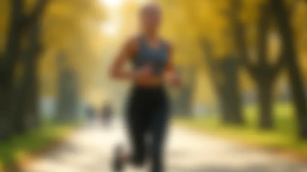 Woman wearing a running outfit while exercising outside